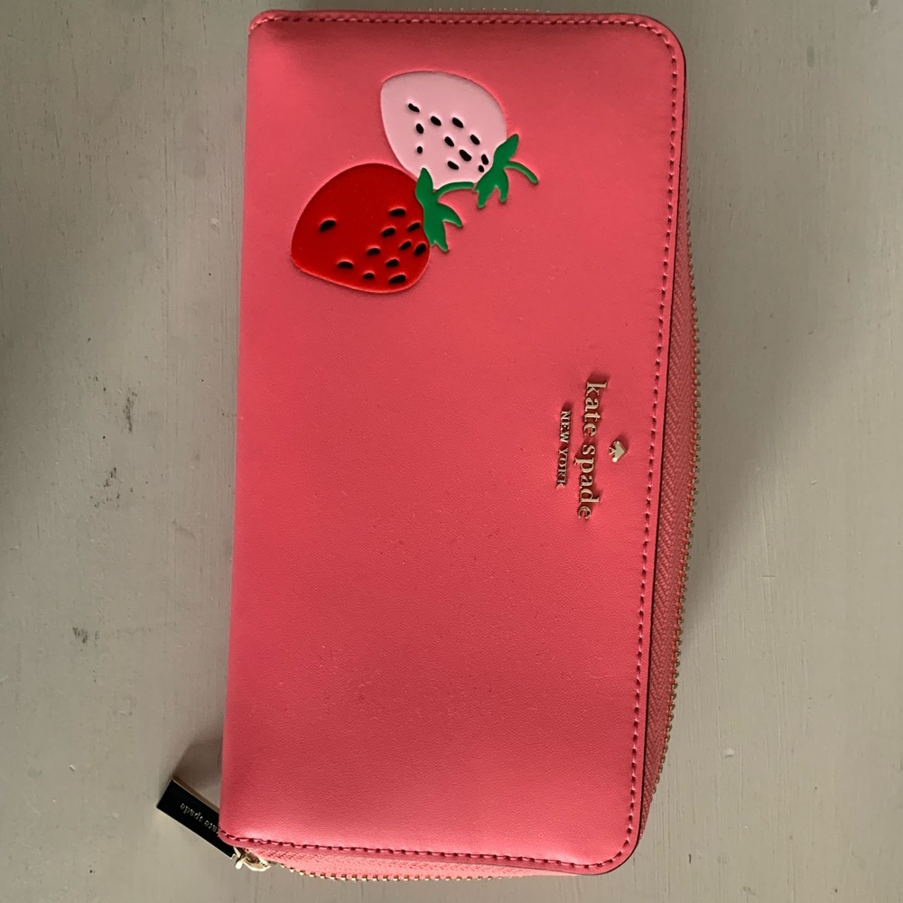 Kate Spade strawberry wallet
